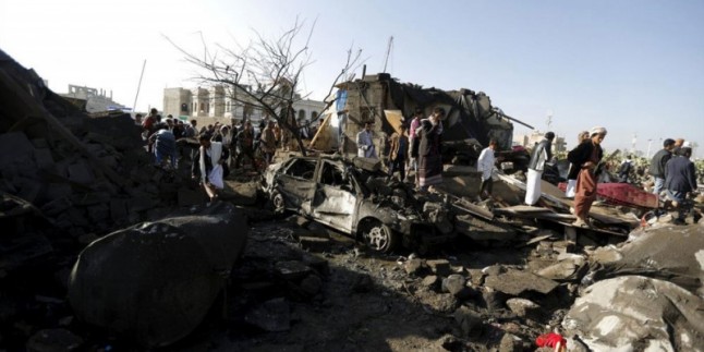 Siyonist Suudi rejimi Yemen halkını katletmeye aralıksız devam ediyor
