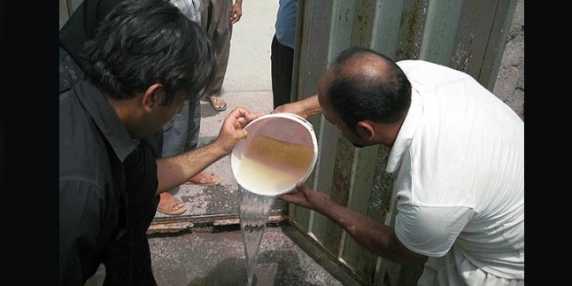 Filistinliler içme suyunun siyonistlerce kirletilmesinden kaygılı