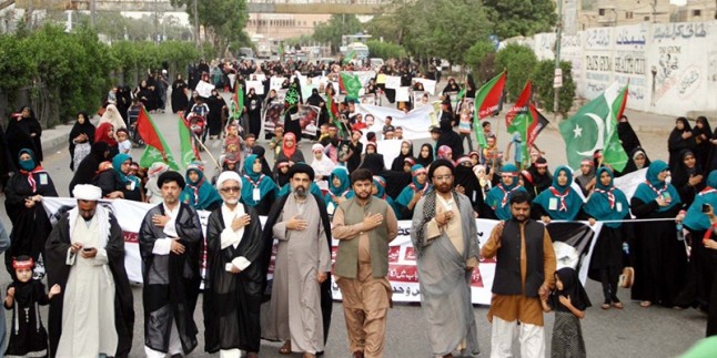 Pakistanlılar, Müslümanların sistematik katliamını protesto etti