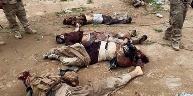 Irak’ta yüzlerce IŞİD teröristi öldürüldü