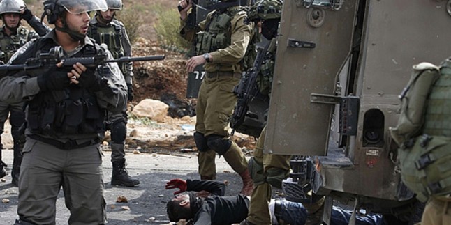 Siyonist askerlerle Filistinliler arasındaki çatışmada 8 filistinli yaralandı