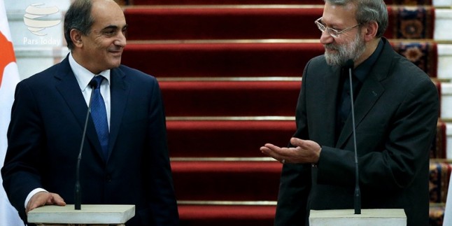 İran ve Kıbrıs meclis başkanları ikili ilişkilerin geliştirilmesine vurgu yaptılar