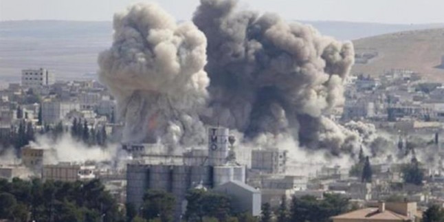 Katil Amerika’nın Suriye saldırısında onlarca sivil öldü