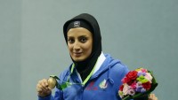 İranlı bayan tekvandocu, Dünya Karata Ligi’nde birinci oldu