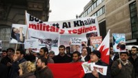 Paris’te Bahreyn rejimi karşıtı gösteri