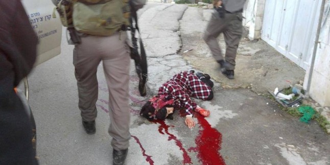 Siyonistler Filistinli bir kızı şehit ettiler
