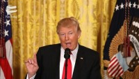 Siyonist Trump’ın nükleer anlaşma aleyhindeki sözleri devam ediyor