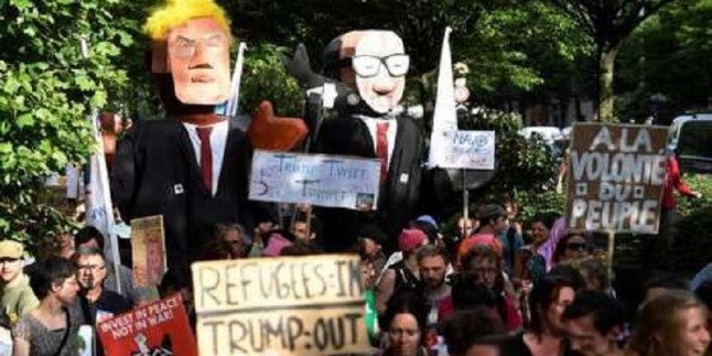 Belçika’da Trump’ın Kudüs Kararı Protesto Edildi