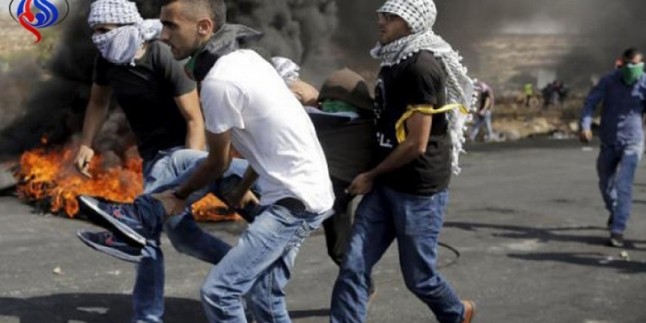 Siyonistlerle çıkan çatışmalarda Filistinliler yaralandı