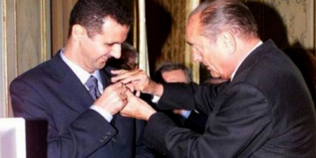 Suriye’nin Kahraman Lideri Esad, Fransa’nın “Legion d’honneur”‘ nişanını iade etti