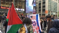 Siyonist İsrail’in Gazze katliamı New York’ta protesto edildi