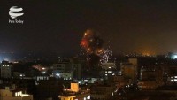 Siyonist rejim savaş uçakları Gazze’yi hedef aldı