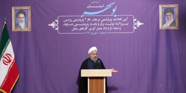 Ruhani: Düşmanlar, İran milletinin ilerlemesini durduramaz
