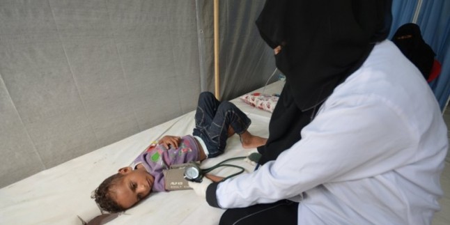 Yemen’in Başkenti Sana’da kolera salgını