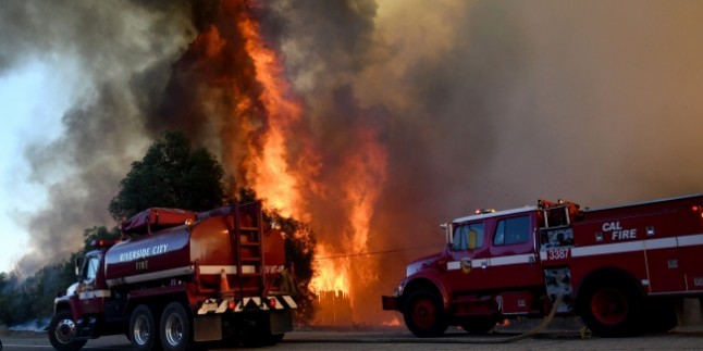 California’daki yangında 700 kişi tahliye edildi