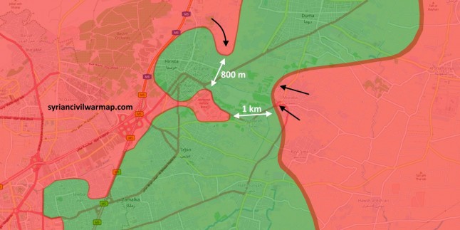 Suriye Ordusunun Doğu Guta Operasyonları Devam Ediyor