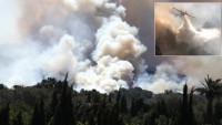 Fransa’nın güneyinde dört ayrı noktada orman yangını