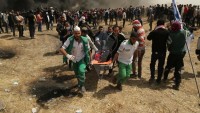 Siyonist İsrail Rejimi Gazze Sınırındaki Sağlık Çadırına Saldırdı: 1 Şehid 705 Yaralı