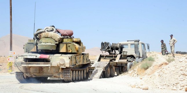 Suriye Ordusu Murak Ve Al-Lataminah Kentlerinde Terör Örgütlerinin Toplanma Merkezini Hedef Aldı