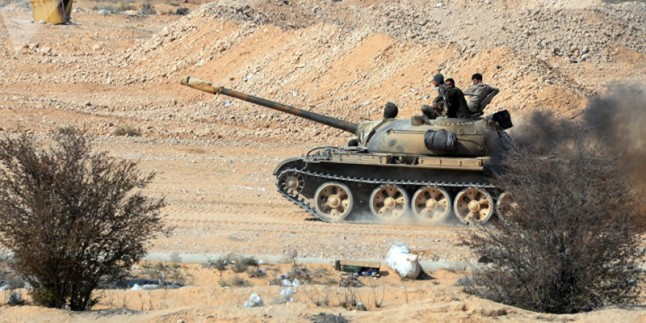 Suriye ordusu, teröristlerin mevzilerini imha etti