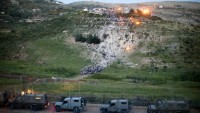 Siyonist İsrail İHA’ları Suriye Ordusuna Ait Bir Hedefi Vurdu