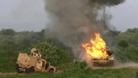Yemen Hizbullahı Suudi Tankını Havaya Uçurdu