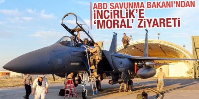 ABD Savunma Bakanı Ashton Carter, Adana’nın İncirlik Hava Üssü’ne geldi