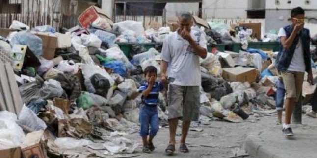 Lübnan’da çöp krizi tekrar patlak verdi