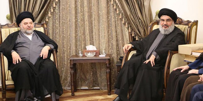 Ayetullah Sistani’nin Vekili Seyyid Hasan Nasrallah İle Görüştü