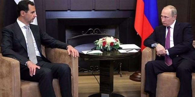 Beşşar Esad ve Putin, Soçi’de Görüştü