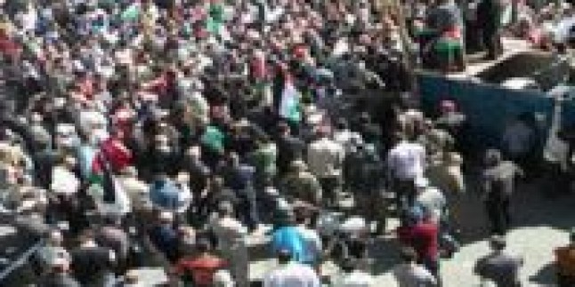 Filistinliler, Siyonist rejimi protesto etti