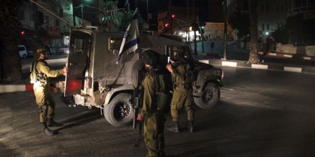 ​İşgal Güçleri Batı Yaka’da 15 Filistinliyi Gözaltına Aldı