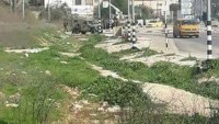 Siyonist İsrail Güçleri Nablus’un Güneyine Güvenlik Kameraları Yerleştirmeye Başladı