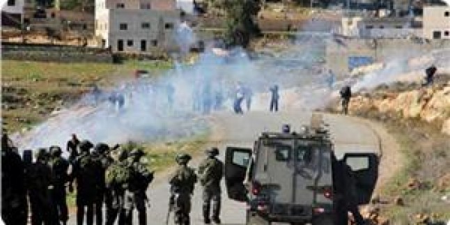 Siyonist İsrail Güçleriyle Filistinli Gençler Arasında Çatışmalar Yaşandı