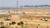 Siyonist İsrail Güçleri, El-Bureyc’in Doğusunda Buldozerlerle Sınırdan İçeri Girdi
