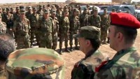 Suriye Savunma Bakanı Freyc, Haseke’de Bir Ordu Birliğini Ziyaret Etti
