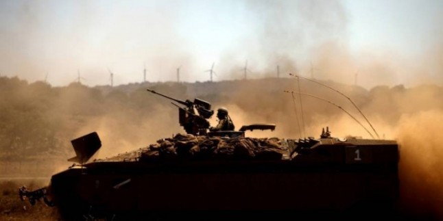Siyonist İsrail Uçakları Gazze Şeridinin Doğusunu Bombaladı