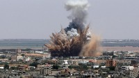 Siyonist İsrail keşif uçağı, Gazze Şeridi’nin kuzeyine hava saldırısı düzenledi