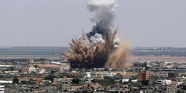 Siyonist İsrail keşif uçağı, Gazze Şeridi’nin kuzeyine hava saldırısı düzenledi