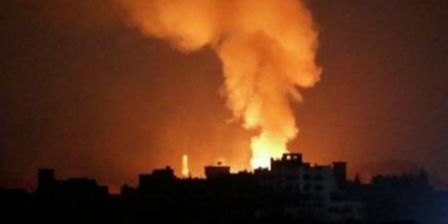 Siyonist İsrail Savaş Uçakları Bu Sabah Gazzeyi Bombaladı