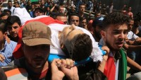 Dün Gazze’de Şehid Olan 4 Filistinli Toprağa Verildi