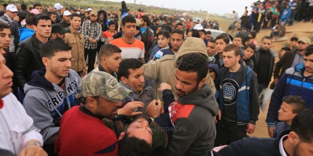Gazze Şeridinde Yaralılardan Birinin Daha Şehid Olmasıyla Şehidlerin Sayısı 18’e Ulaştı