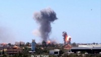 Siyonist İsrail Savaş Uçakları Direniş Güçlerine Ait Askeri Hedefleri Bombaladı