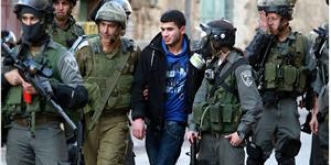 Siyonist İsrail Güçleri Silvan Beldesinde Filistinli İki Genci Gözaltına Aldı