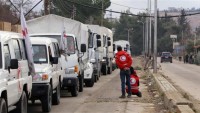 Halep’e yardım taşıyan konvoya saldırı