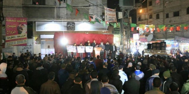 Ummu’l-Hayran’daki Yıkımlar Hamas’ın Düzenlediği Yürüyüşle Protesto Edildi