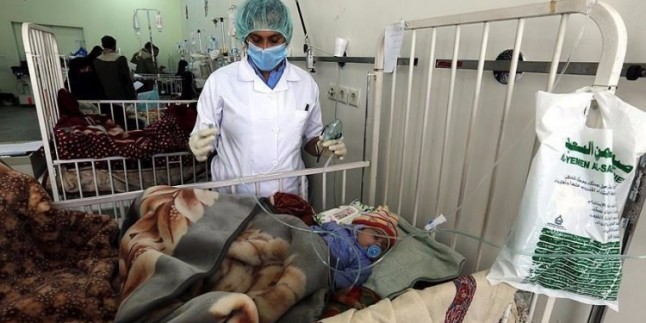 ‘Yemen’de 872 Bin Şüpheli Kolera Vakası Tespit Edildi’