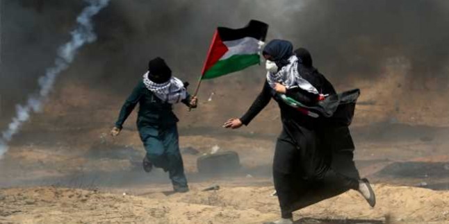 Gazze’de Protesto Gösterileri Başladı