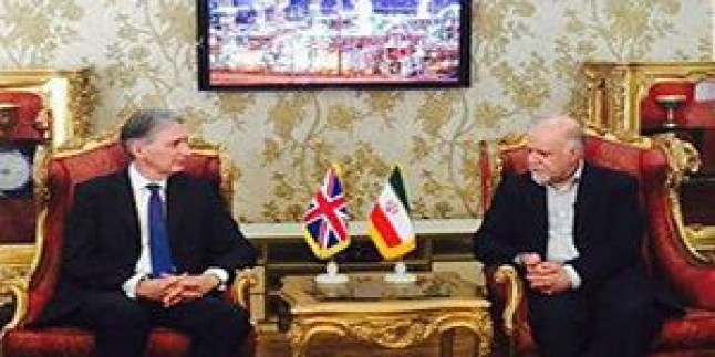 İran Petrol Bakanı ve İngiltere Dışişleri Bakanı Tahran’da görüştü