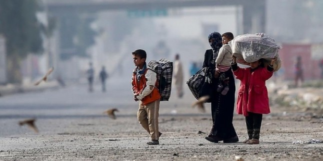Musul’da 47 bin kişi evlerini terk etti